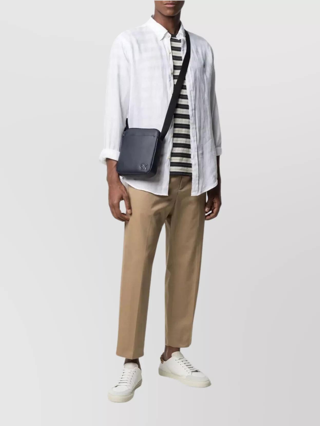 POLO RALPH LAUREN Long Sleeve Sport Shirt Clothing In White Product Image