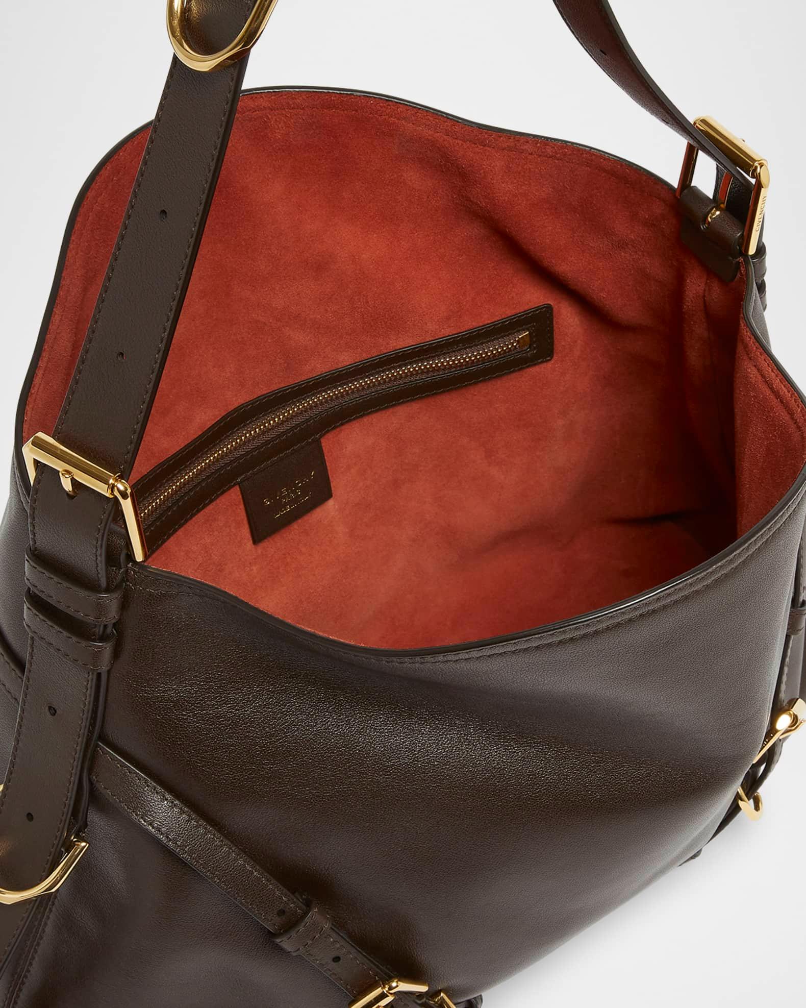 Voyou Medium Shoulder Bag in Shiny Leather Product Image