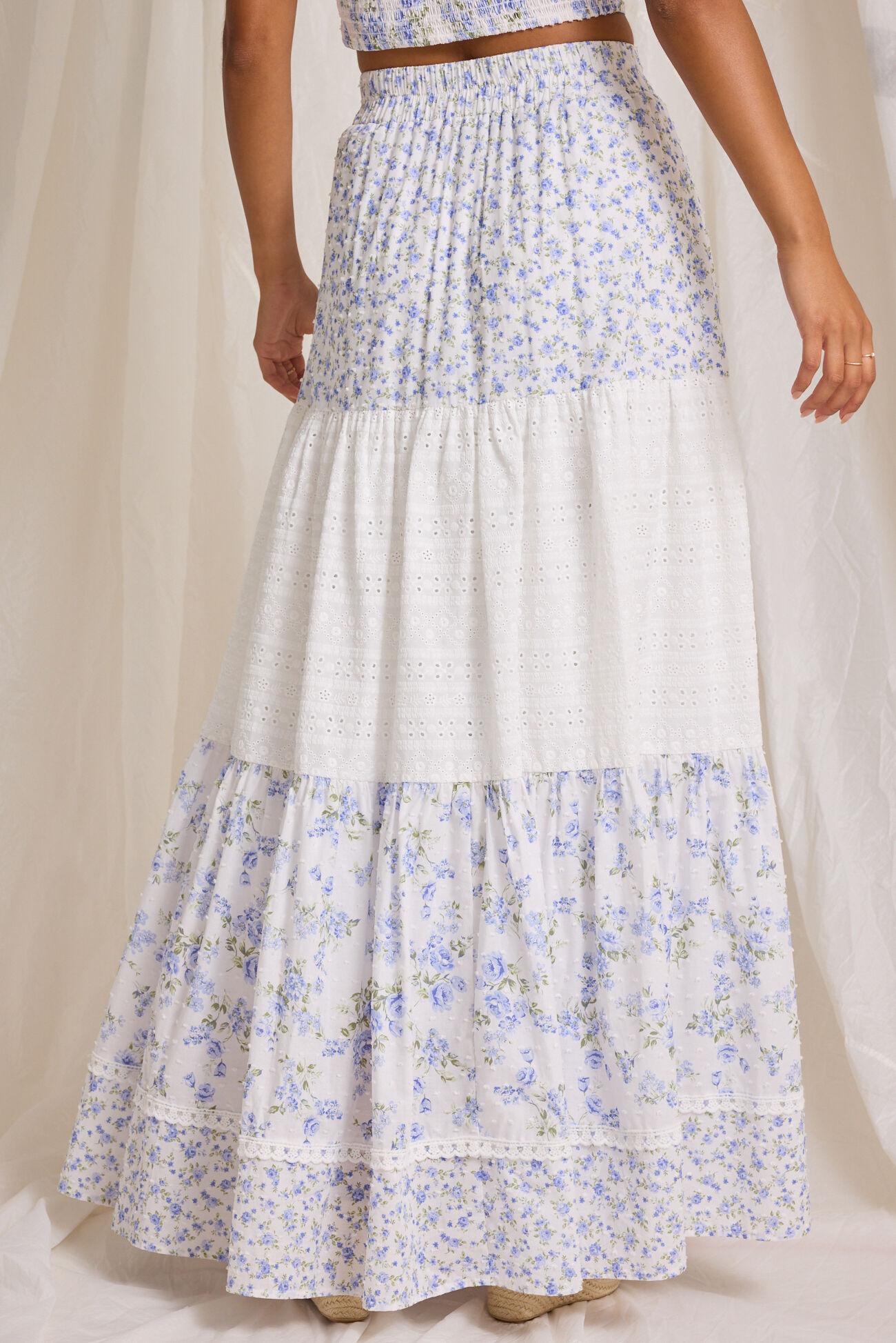 Kairo Floral Midi Skirt Product Image