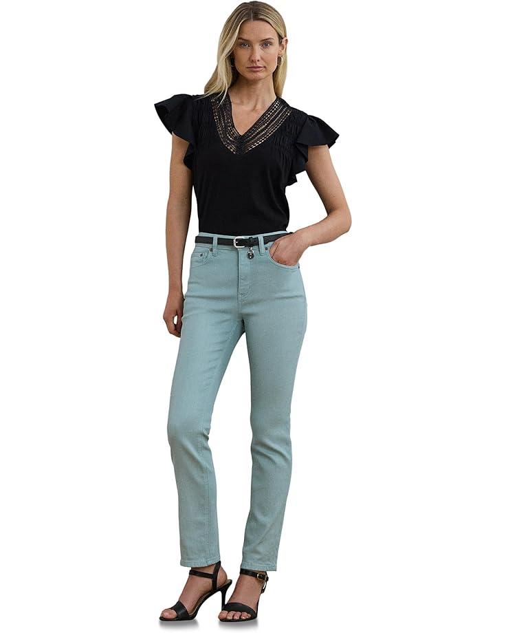 Striped Tie-front Jersey Dress Product Image