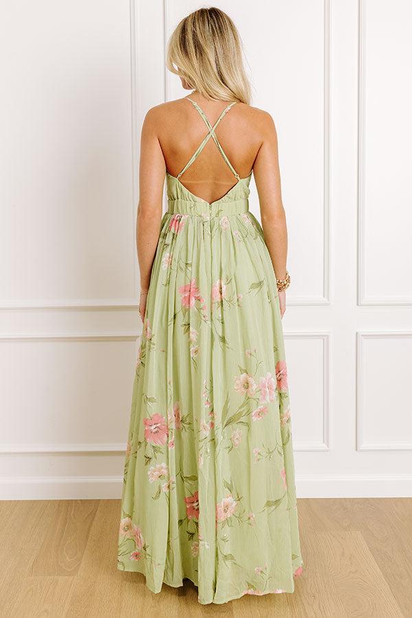 Sauvignon Sweet Floral Maxi Dress Product Image