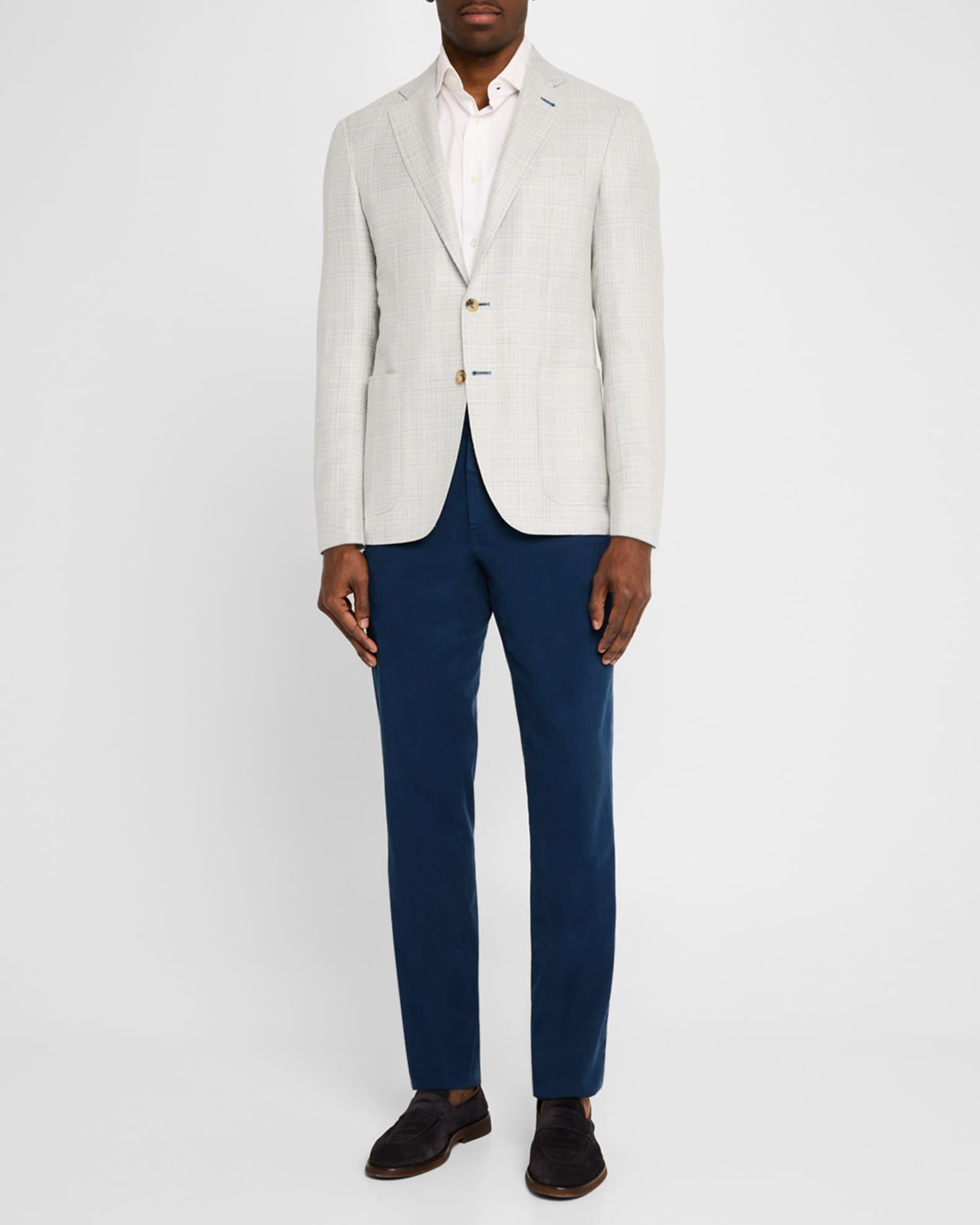 Men's Wool-Blend Tic Suit Product Image