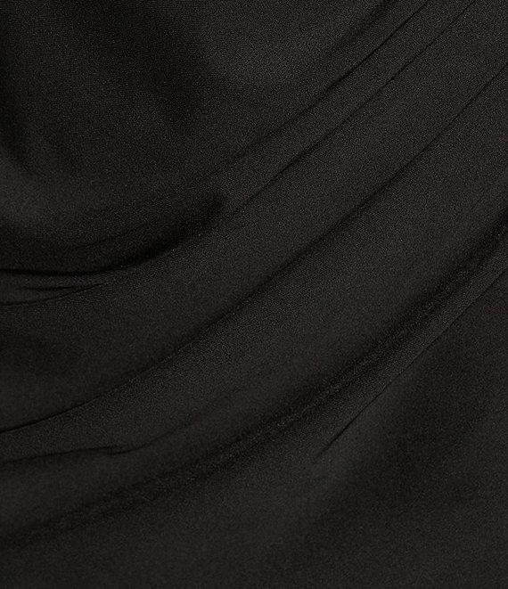 B. Darlin Spaghetti Strap Cowl Neck Shirred Detail Slim Dress Product Image