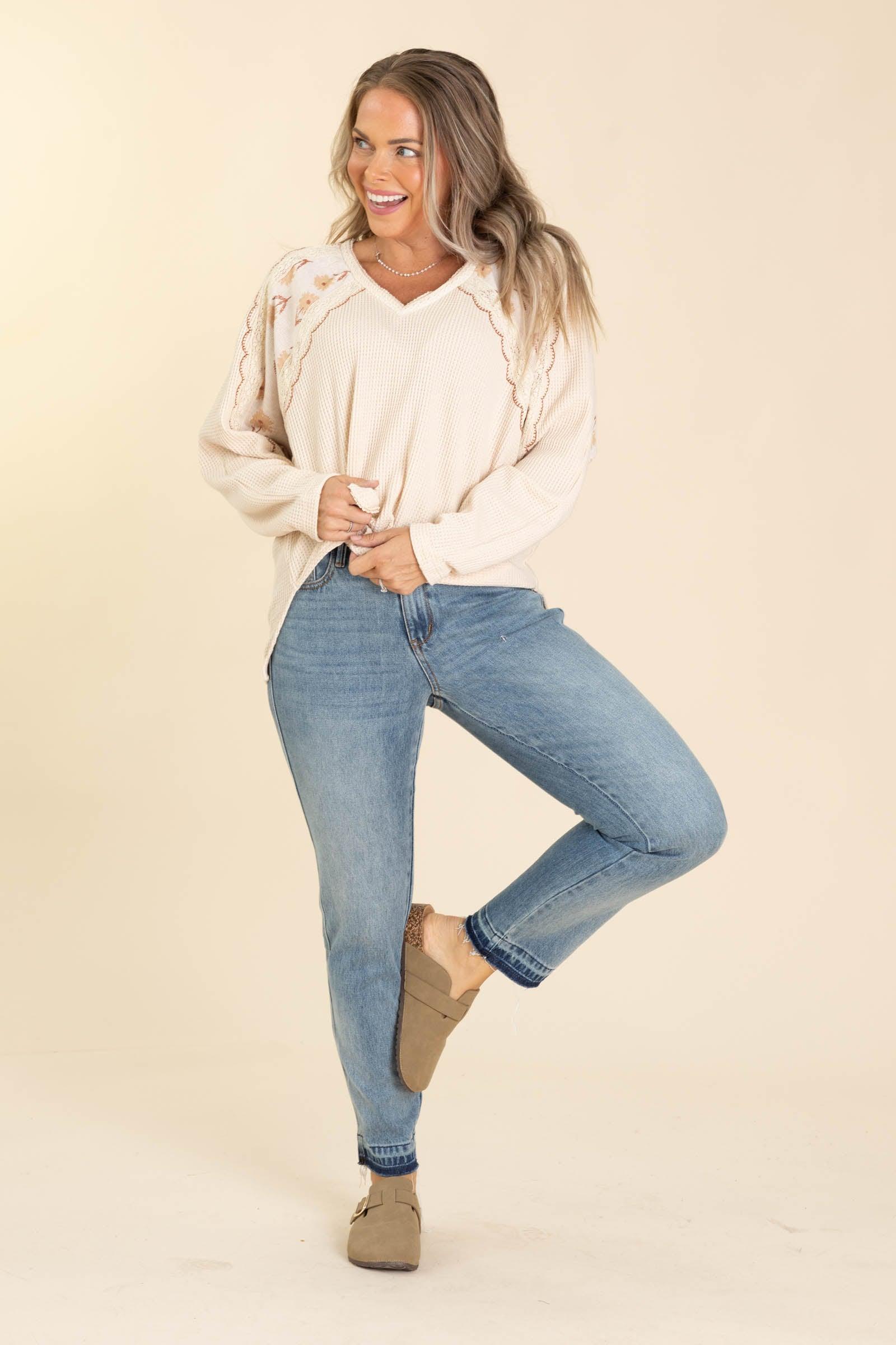 Rigid Magic Release Hem Jeans Product Image