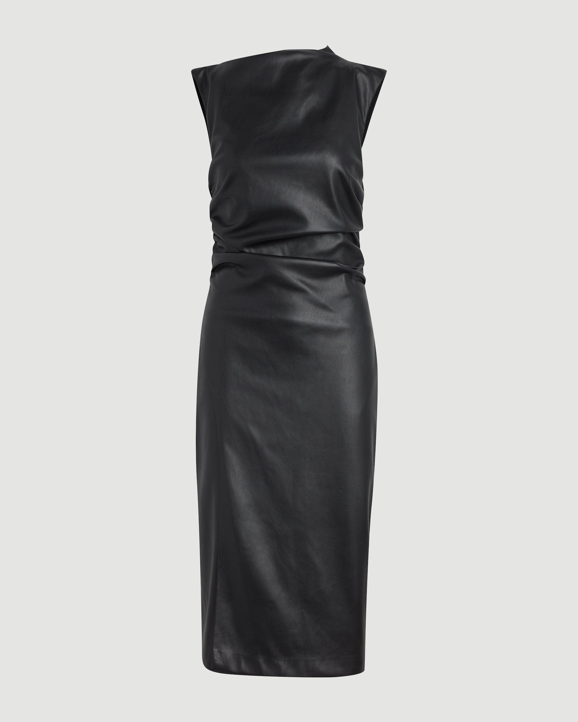 Channing Vegan Leather Dress (Petite) Product Image