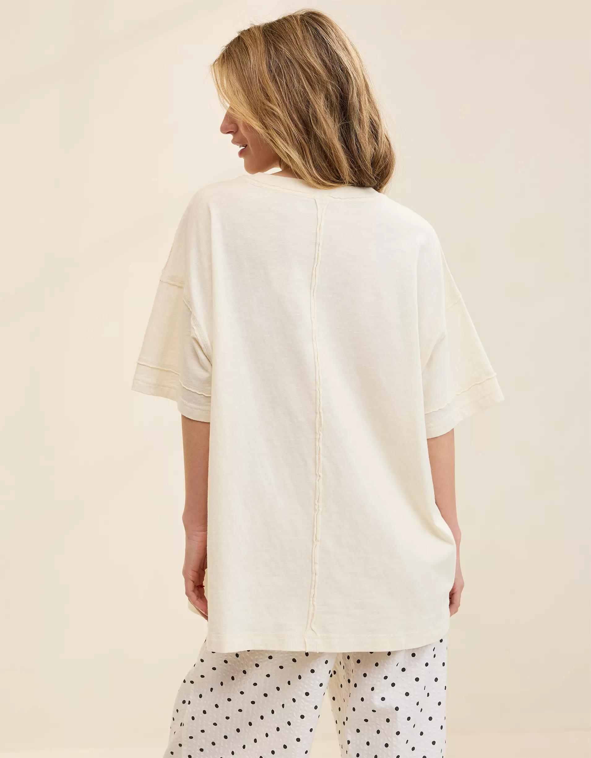 Aerie Oversized Crew Boyfriend T-Shirt Product Image
