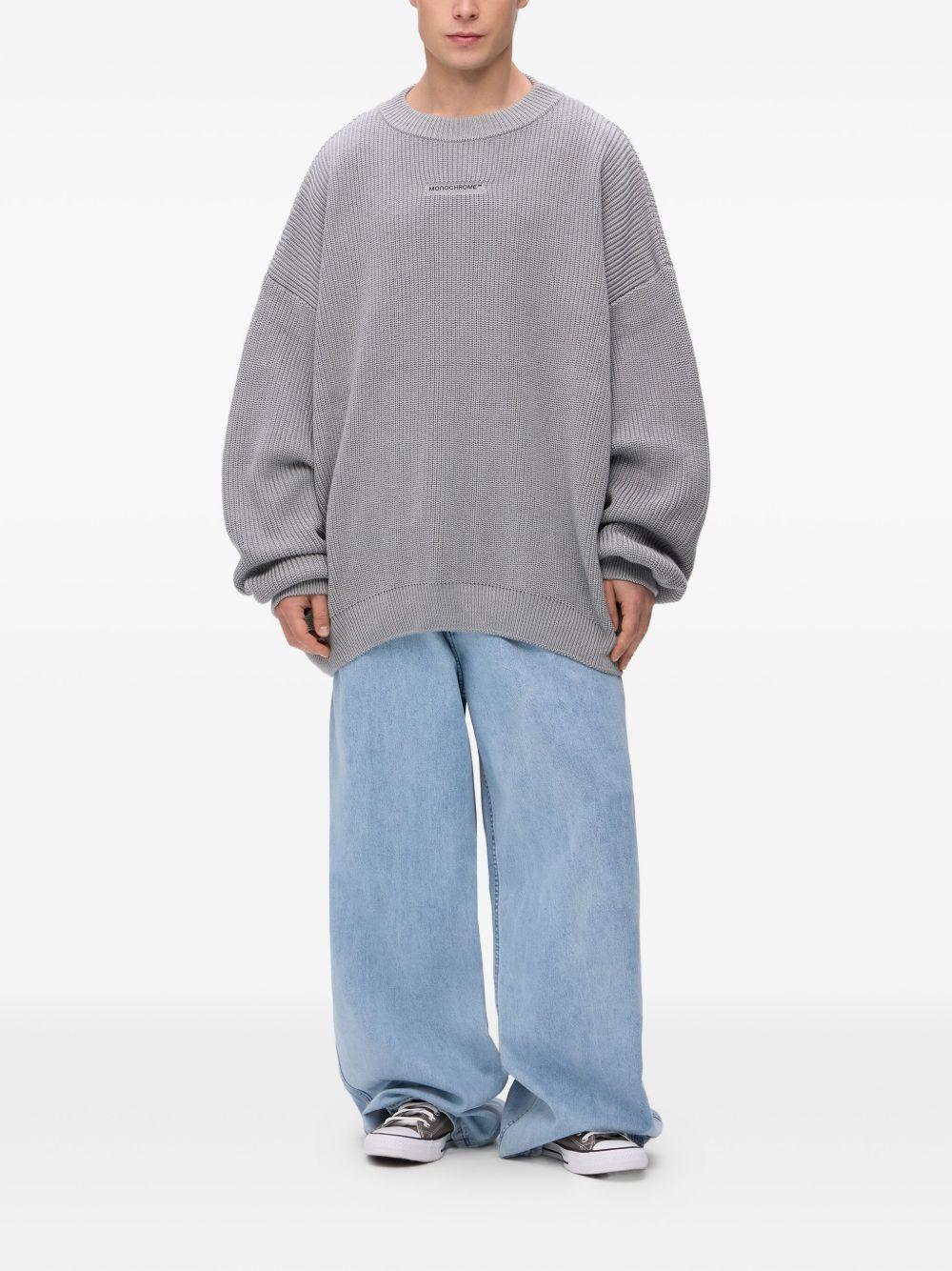 ribbed crew-neck sweater Product Image