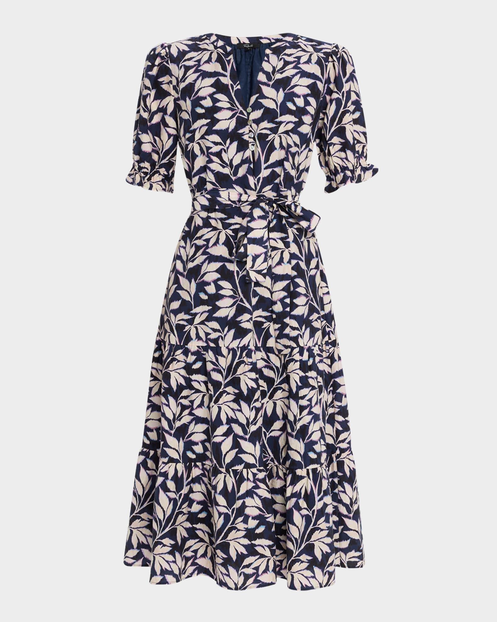Eliana Tiered Midi Shirtdress Product Image
