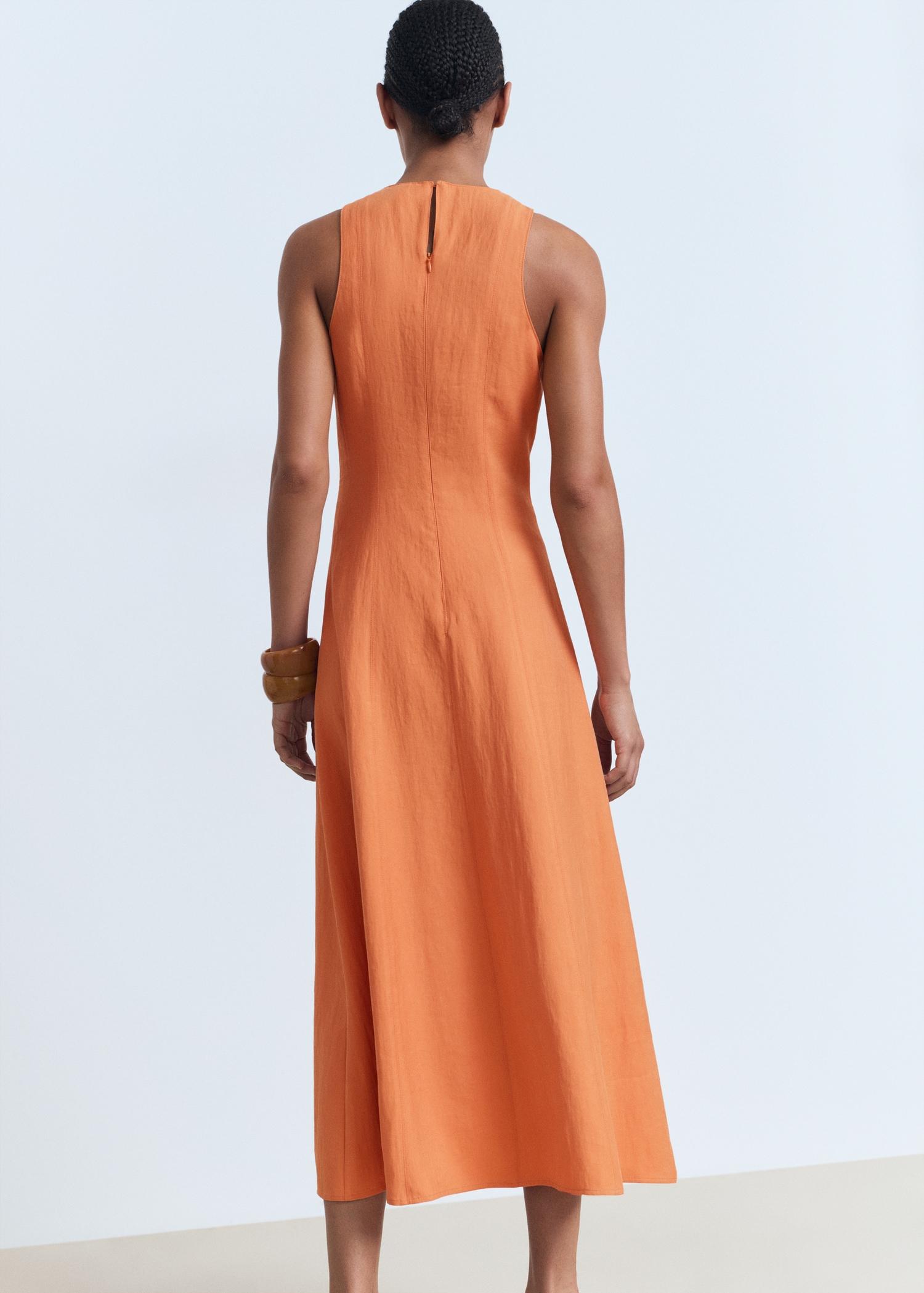 Flared midi-dress - Women | MANGO USA Product Image