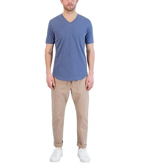 Goodlife Sun-Faded Slub Scallop Short-Sleeve V-Neck T-Shirt Product Image