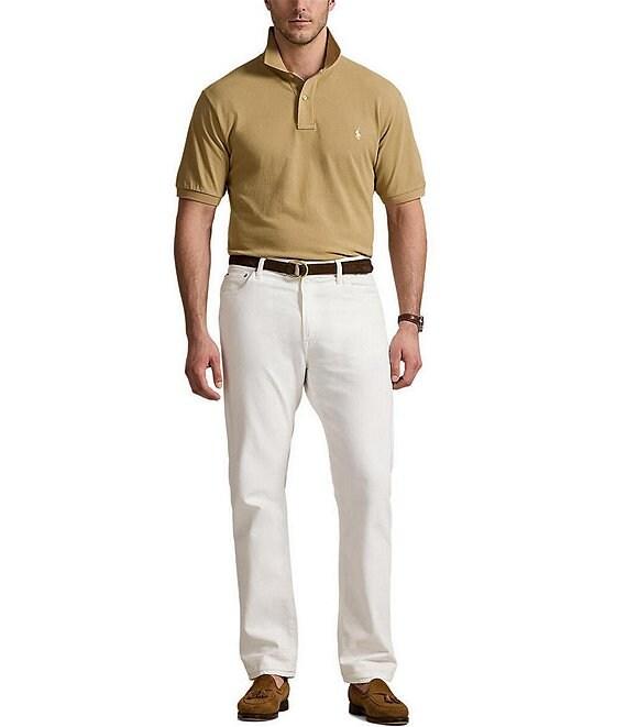 Polo Ralph Lauren Big & Tall Classic Fit Solid Cotton Mesh Polo Shirt Product Image