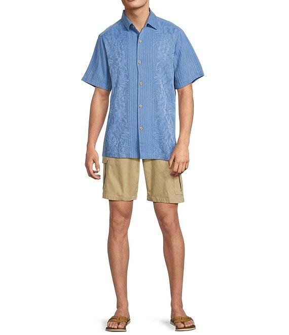 Tommy Bahama Short Sleeve Maui Border Woven Shirt Product Image