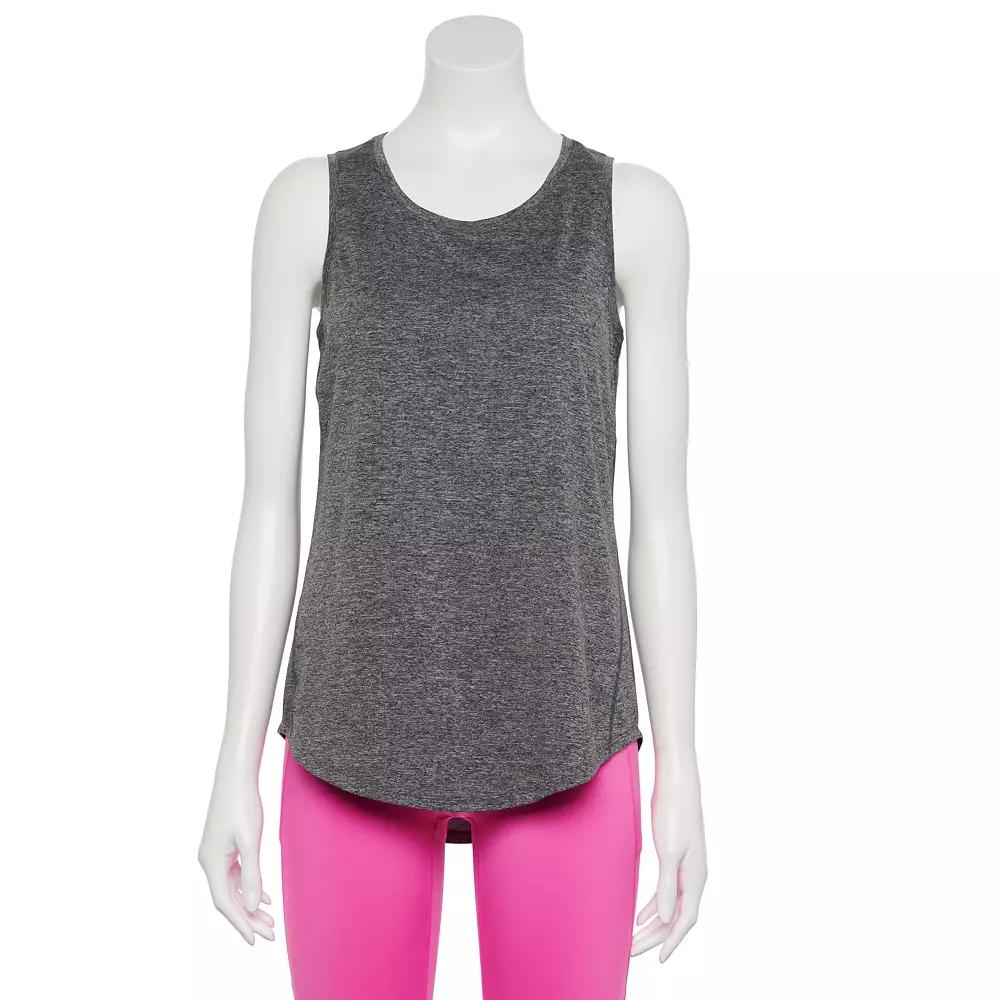 Women's Tek Gear® Core Crewneck Tank Top, Size: XS, Grey Product Image