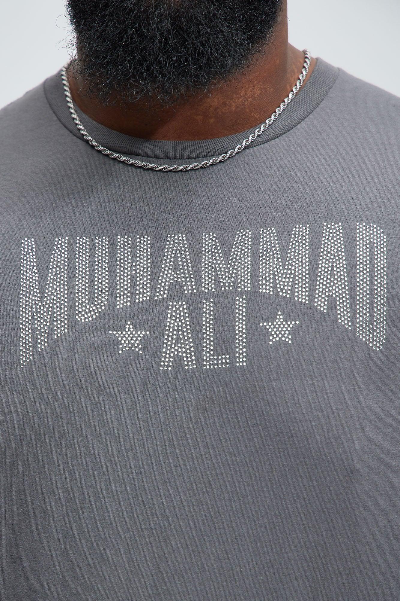Muhammad Ali The King Short Sleeve Tee - Charcoal Product Image