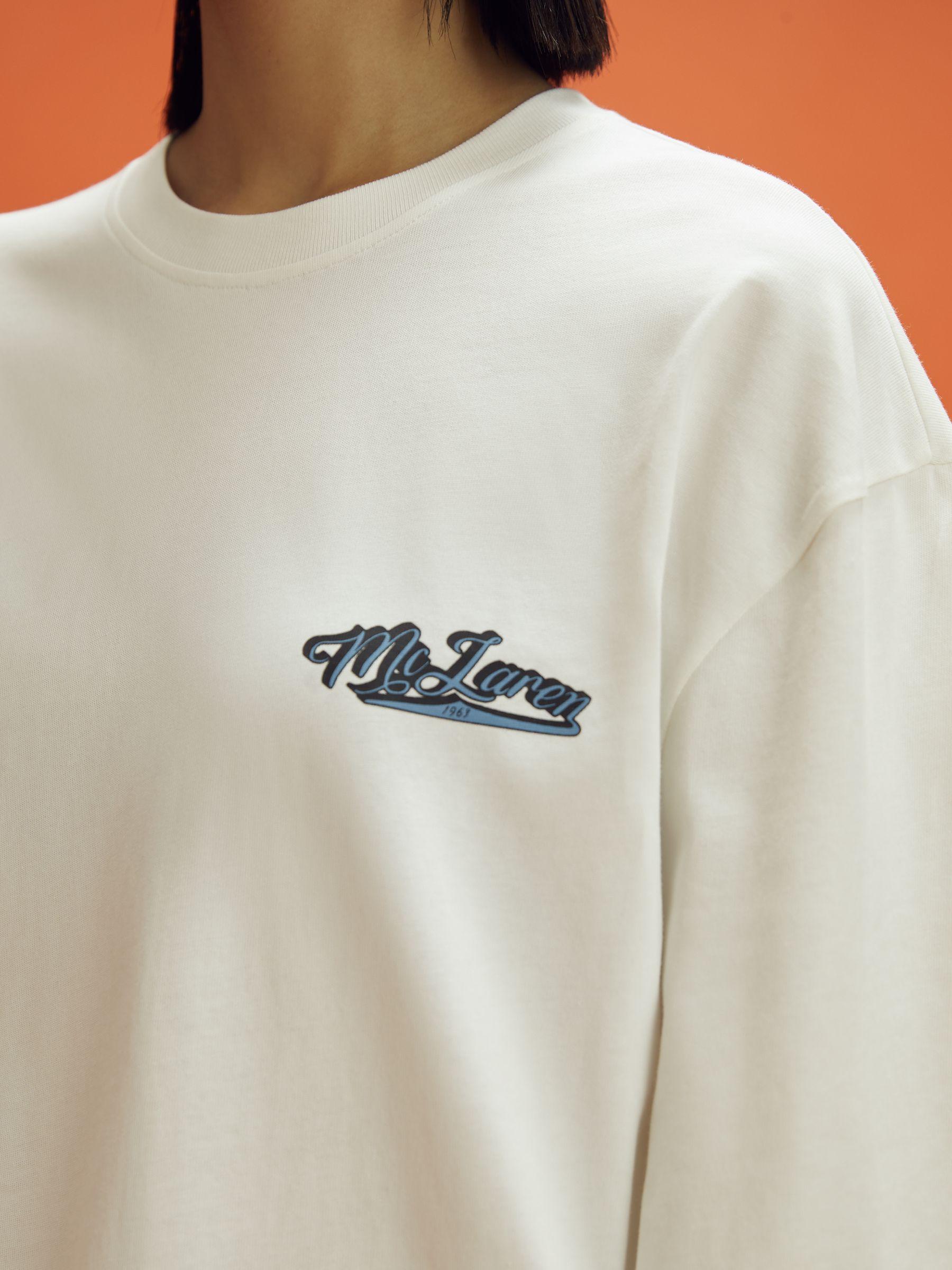 McLaren F1 Crew Neck Tour T-Shirt in White Product Image