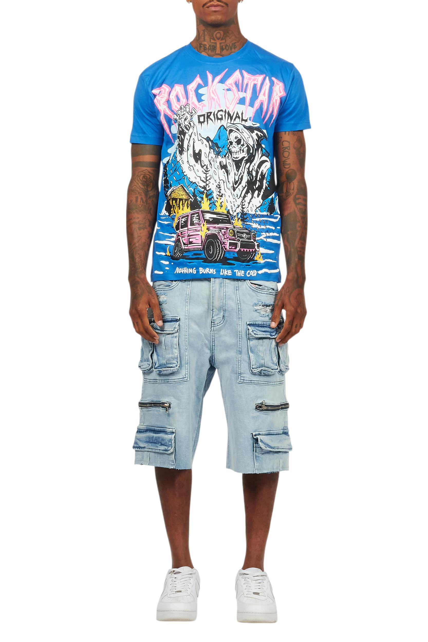 Kip Royal T-Shirt/Denim Short Set Male Product Image