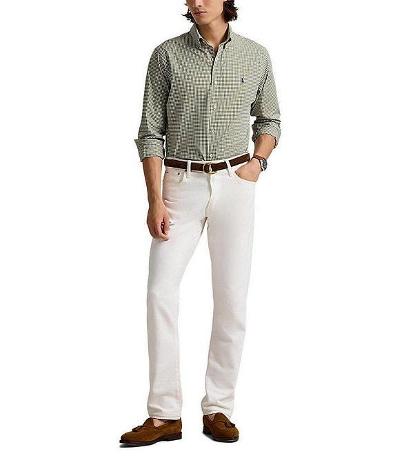 Polo Ralph Lauren Big & Tall Classic Fit Gingham Stretch Poplin Long Sleeve Woven Shirt Product Image