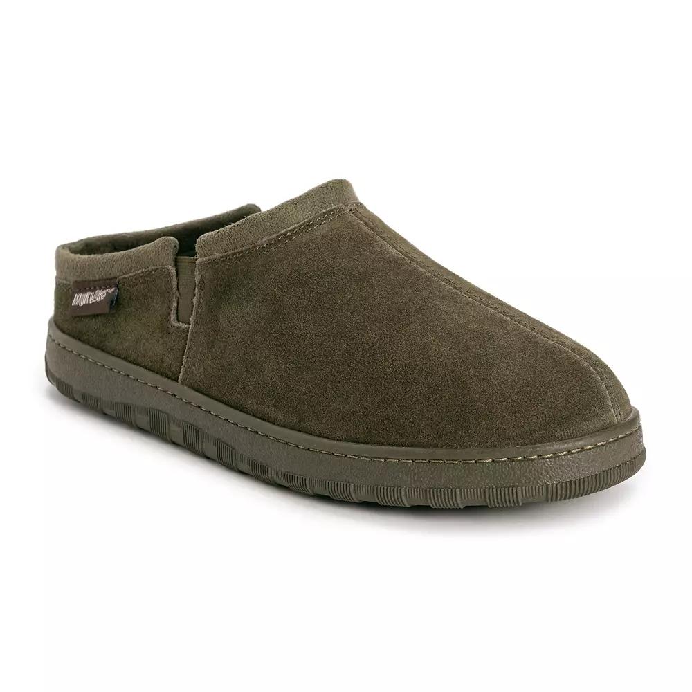 MUK LUKS Matt Men's Printed Berber Suede Clog Slippers,  Product Image