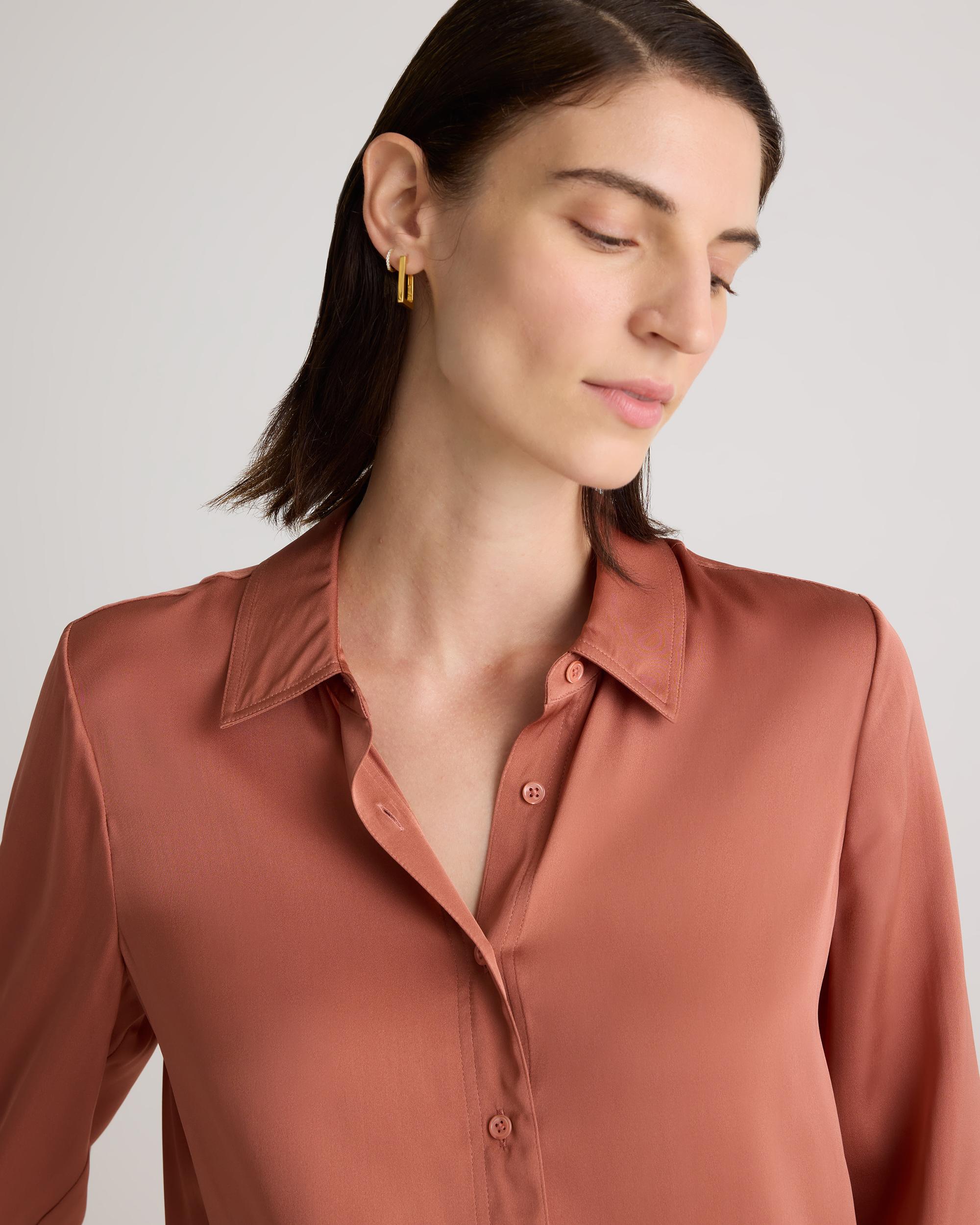 Quince | Women's Washable Stretch Silk Blouse Product Image