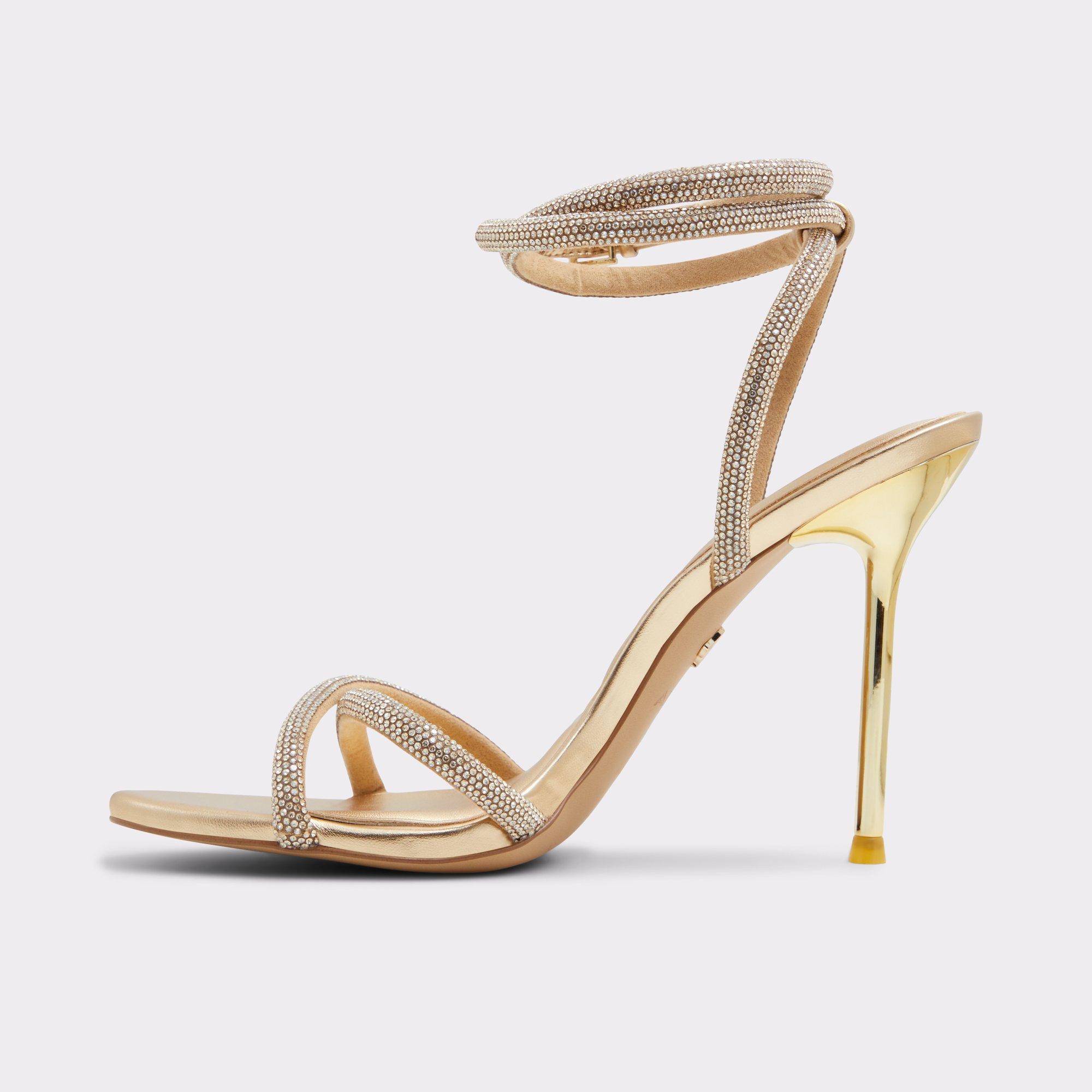 Manaelden Gold Women's Heeled sandals | ALDO US Product Image