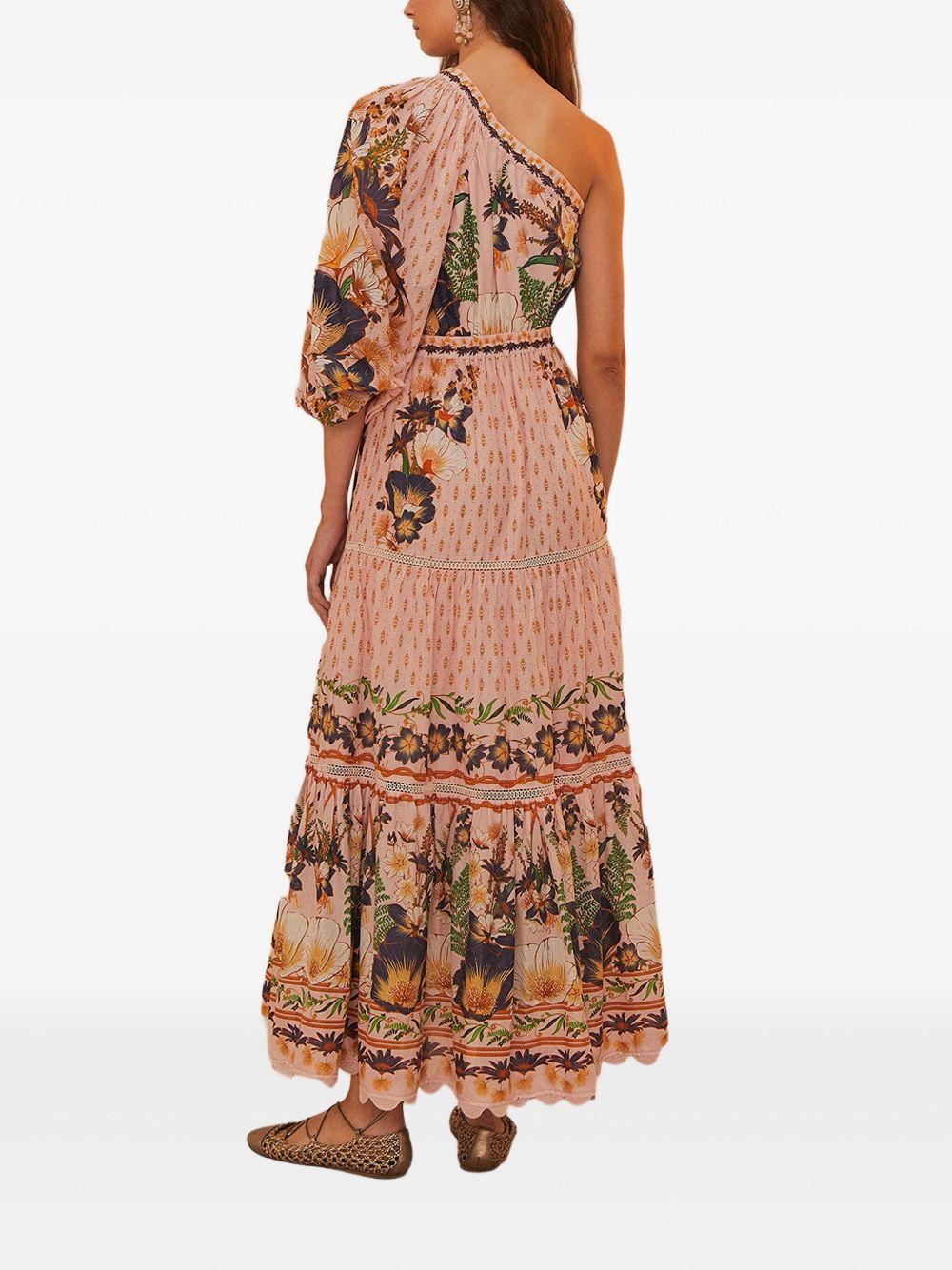 one-sleeve cotton dress Product Image