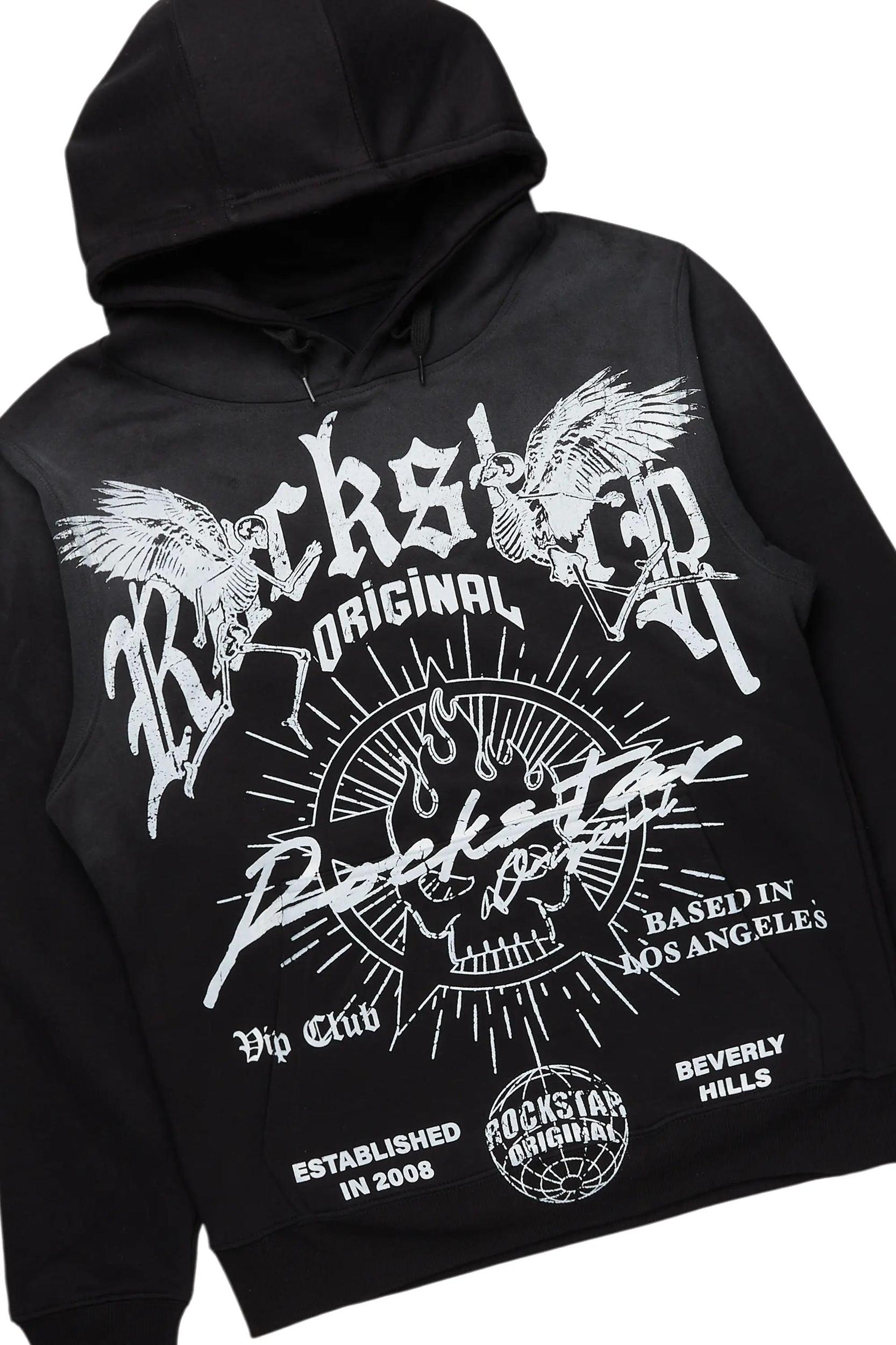 Tally Black/White Hoodie/Slim Fit Jean Bundle Male Product Image