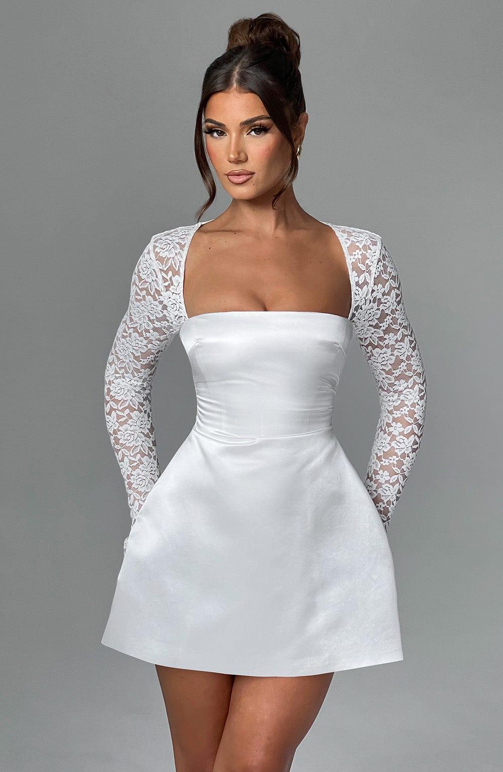 Sadie Mini Dress - Ivory Product Image