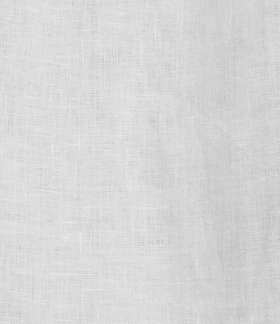 Eileen Fisher Organic Linen Round Neck Sleeveless Side Slit Tunic Product Image