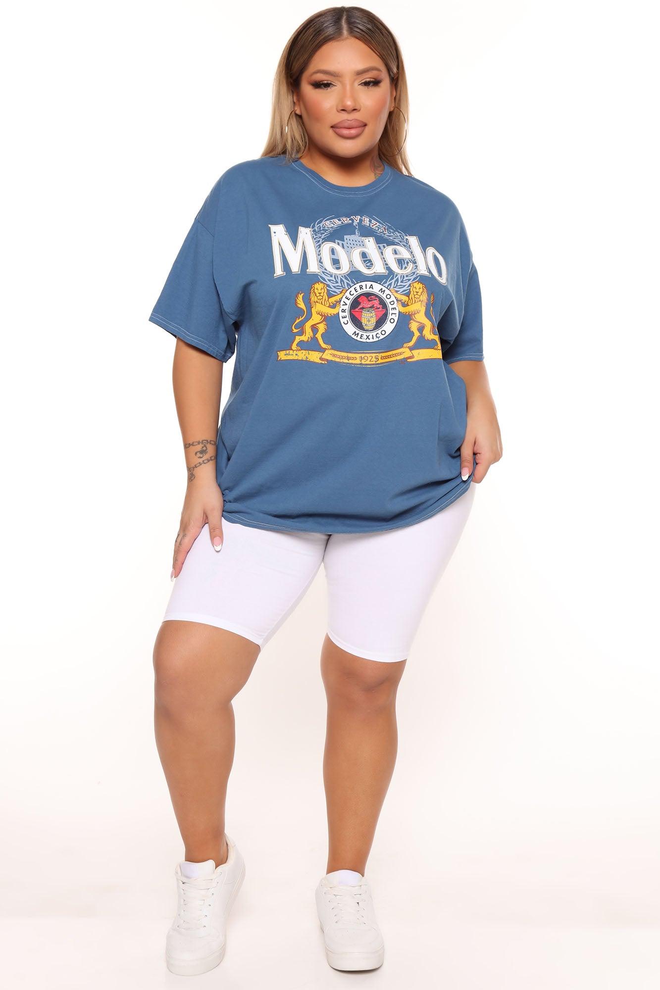 Modelo Oversized Tee - Navy Product Image