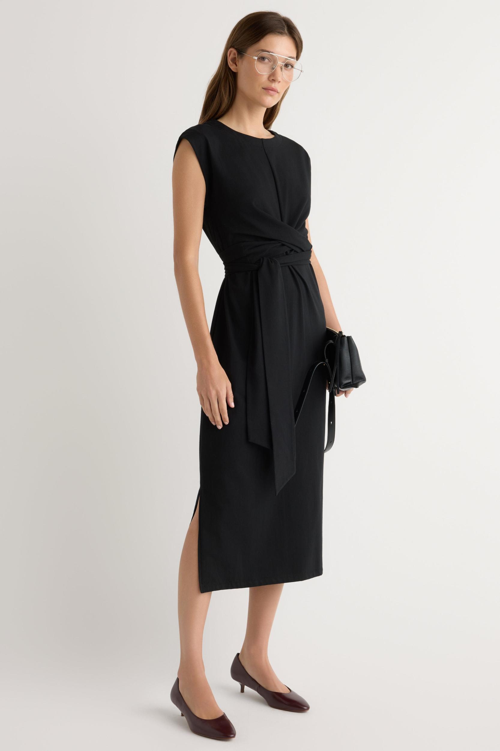 Fei Tie-Front Organic Cotton Dress Product Image