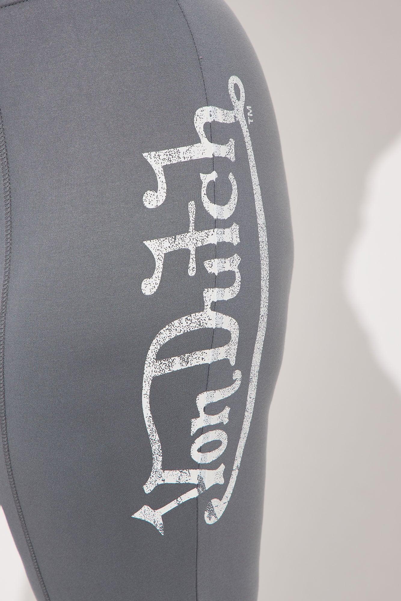 Von Dutch Rhinestone Washed Flared Pant - Charcoal/combo Female Product Image