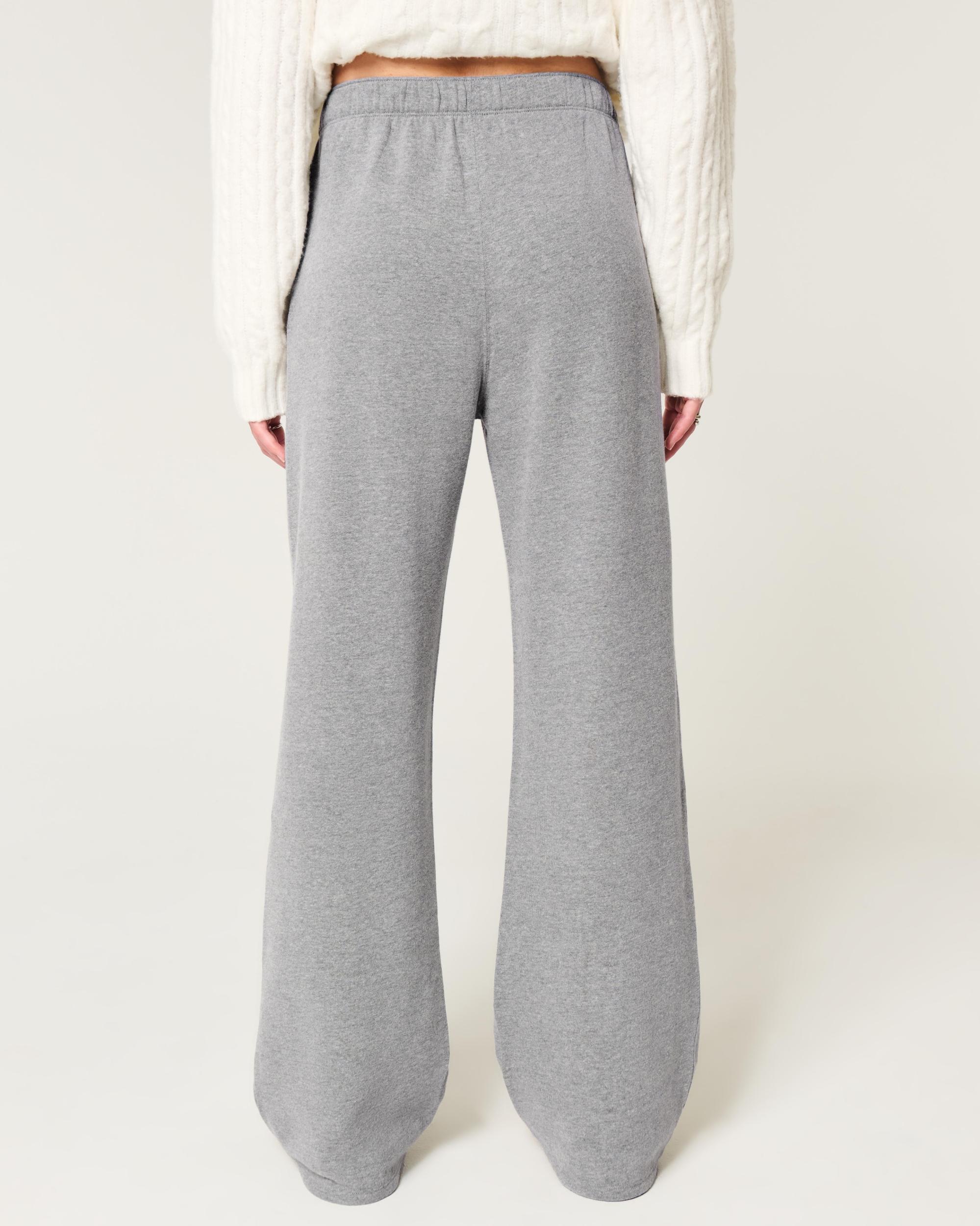 Hollister Feel Good Fleece Wide-Leg Pants Product Image