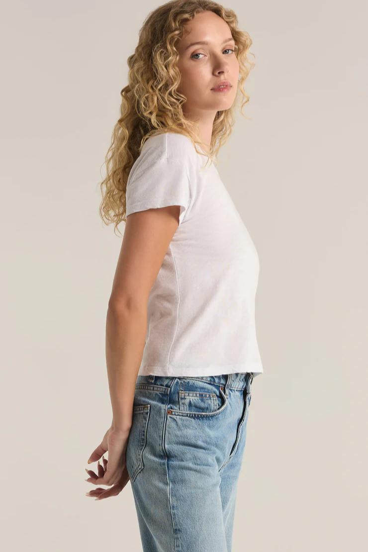 Modern Slub Tee - White Product Image
