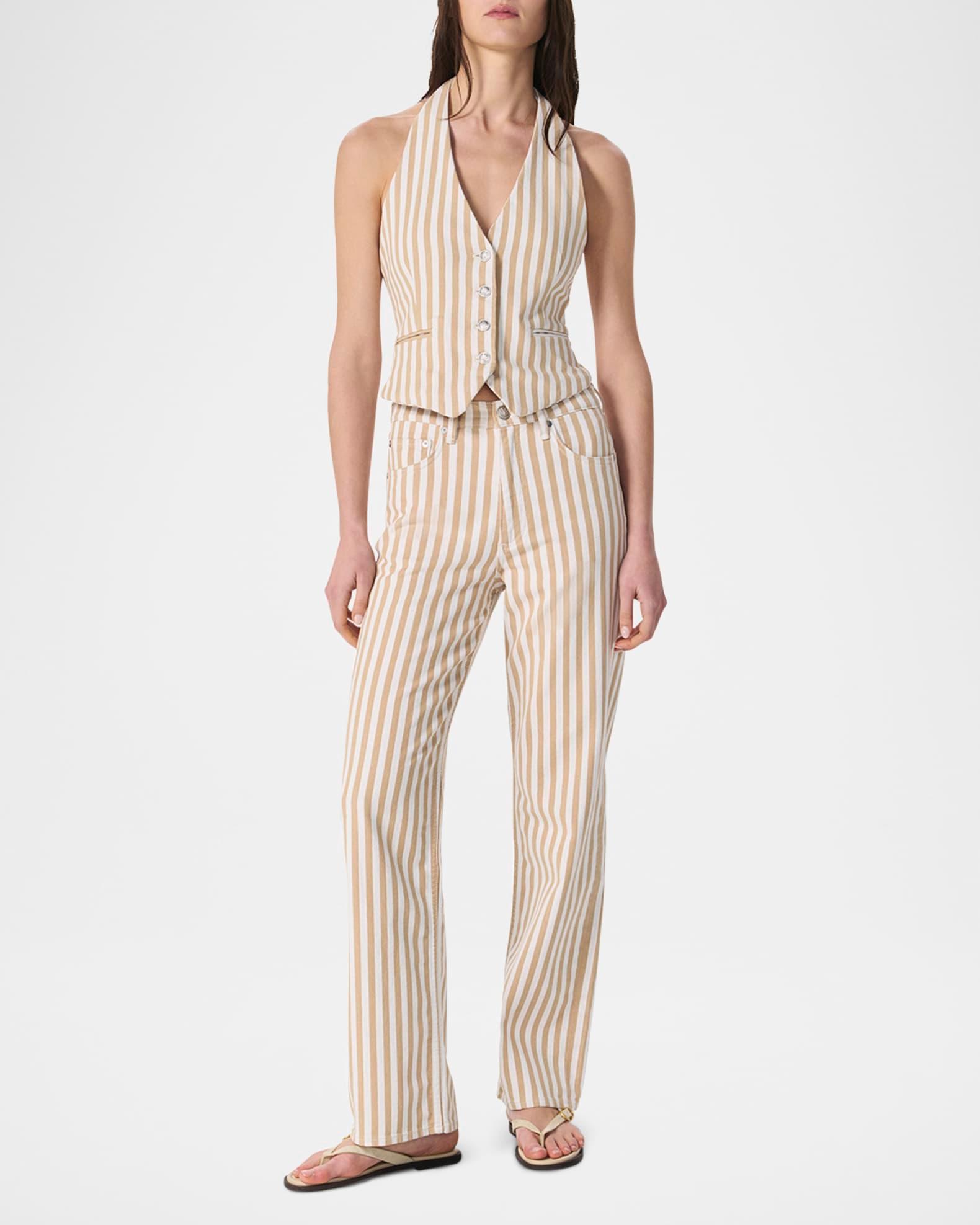 Ethel Stripe Halter Vest Product Image