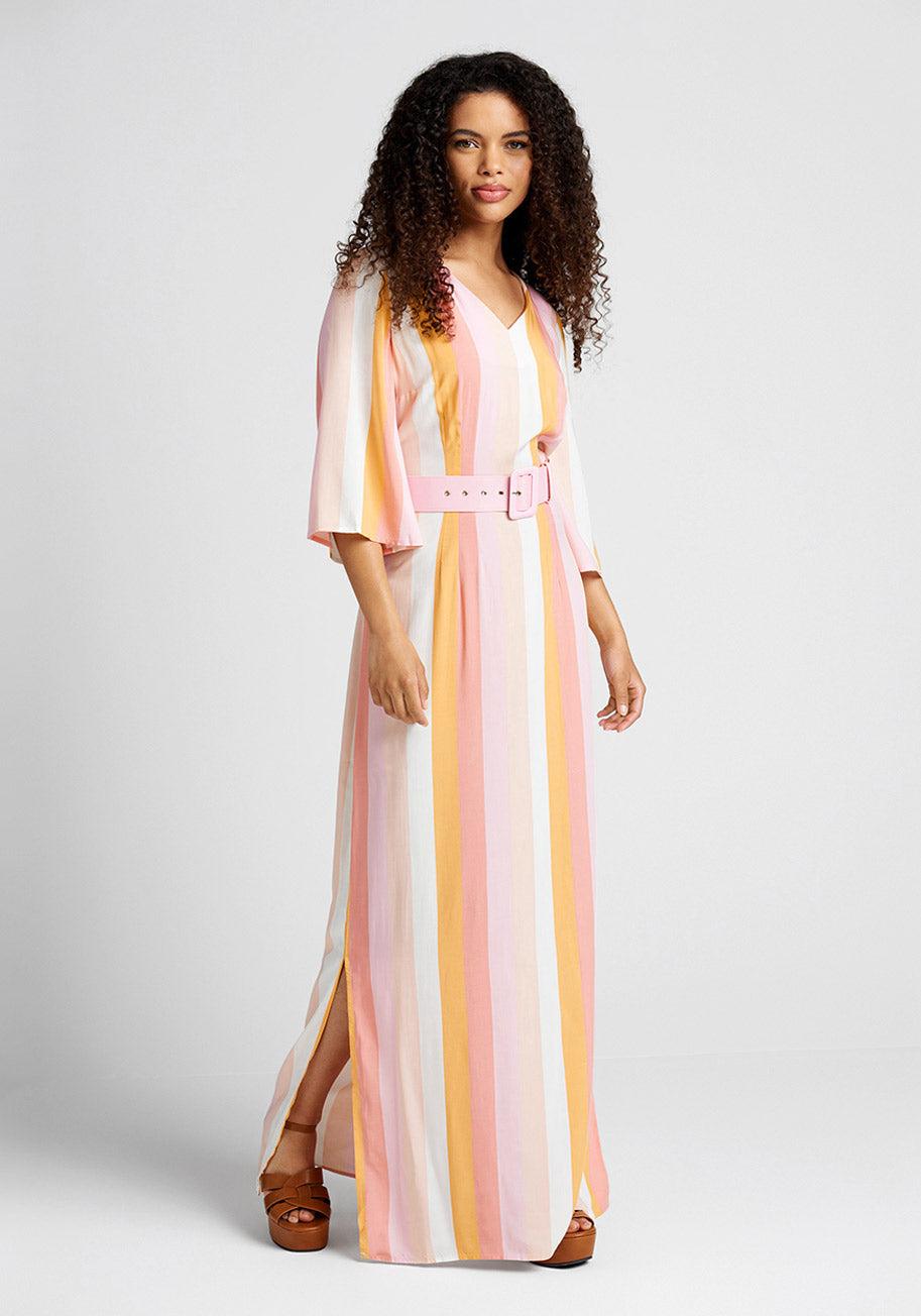 ModCloth x Collectif Sorbet Soiree Maxi Dress Product Image