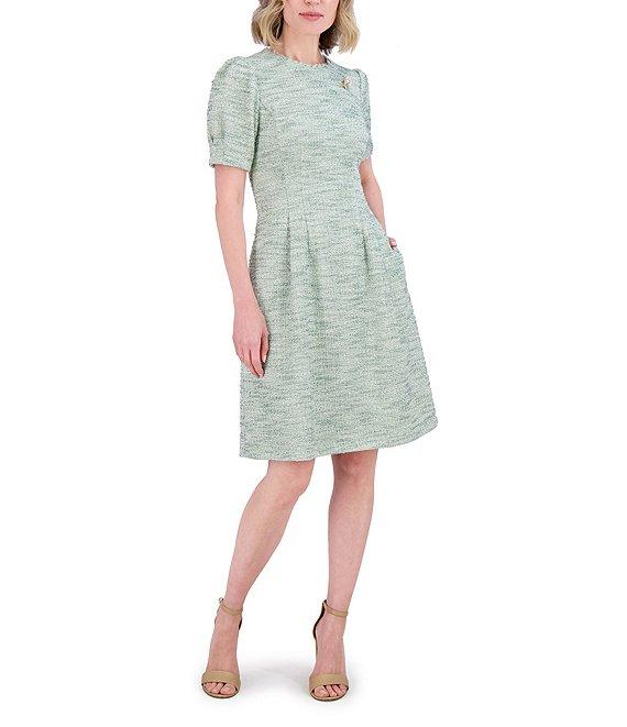 Jessica Howard Boucle Fit and Flare Dress Product Image