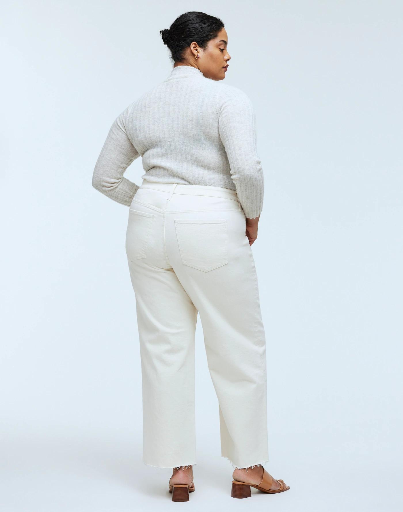 The Plus Perfect Vintage Wide-Leg Crop Jean Product Image