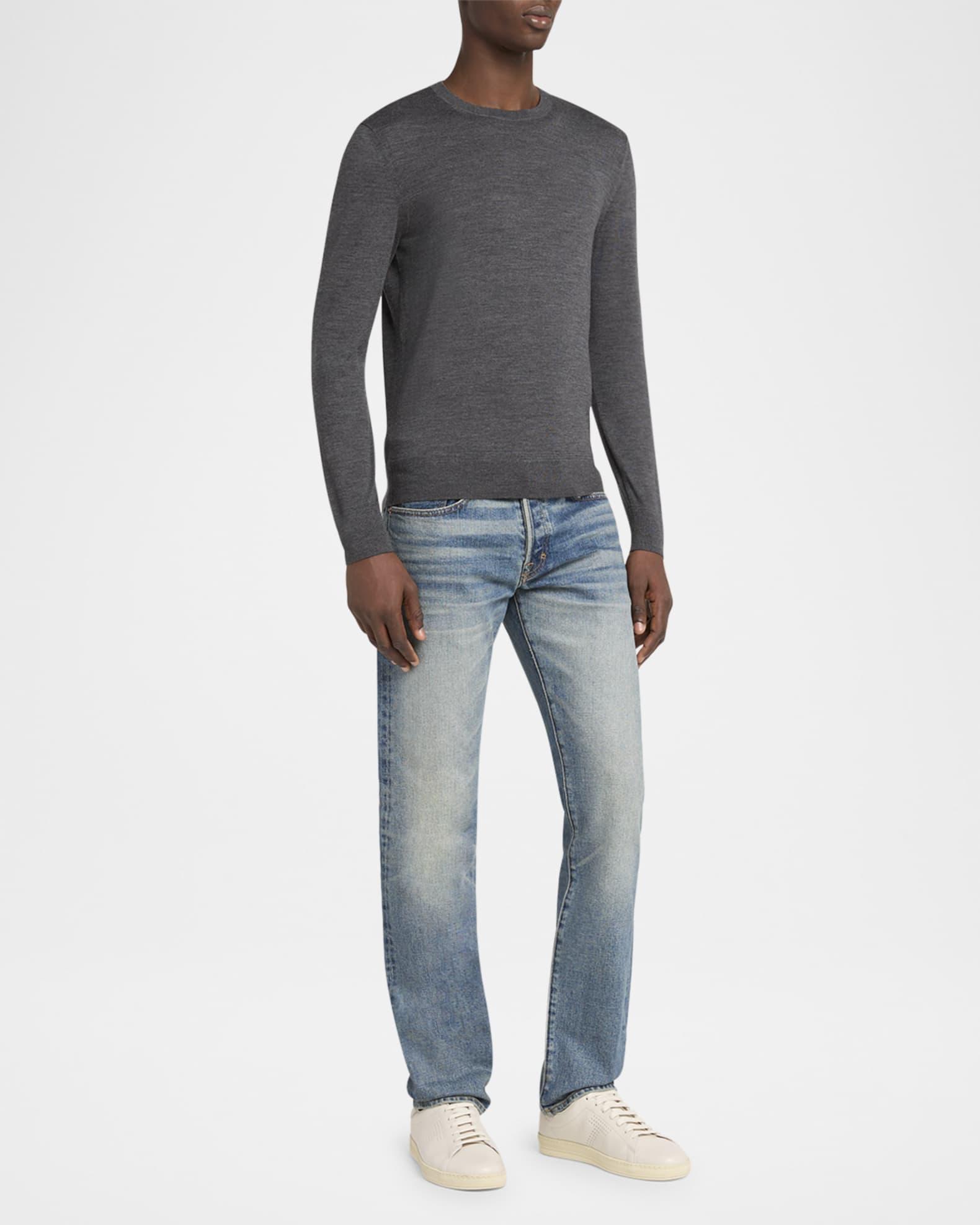 Men's Warwick Grained Leather Sneakers Product Image