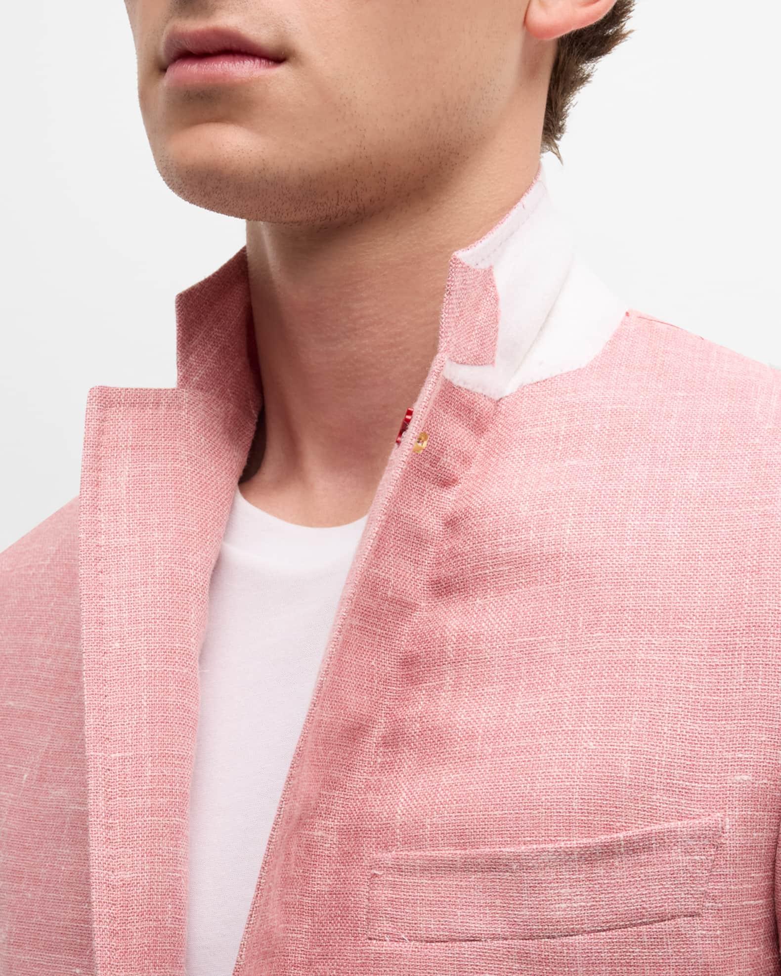 Men's Linen-Blend Blazer Product Image