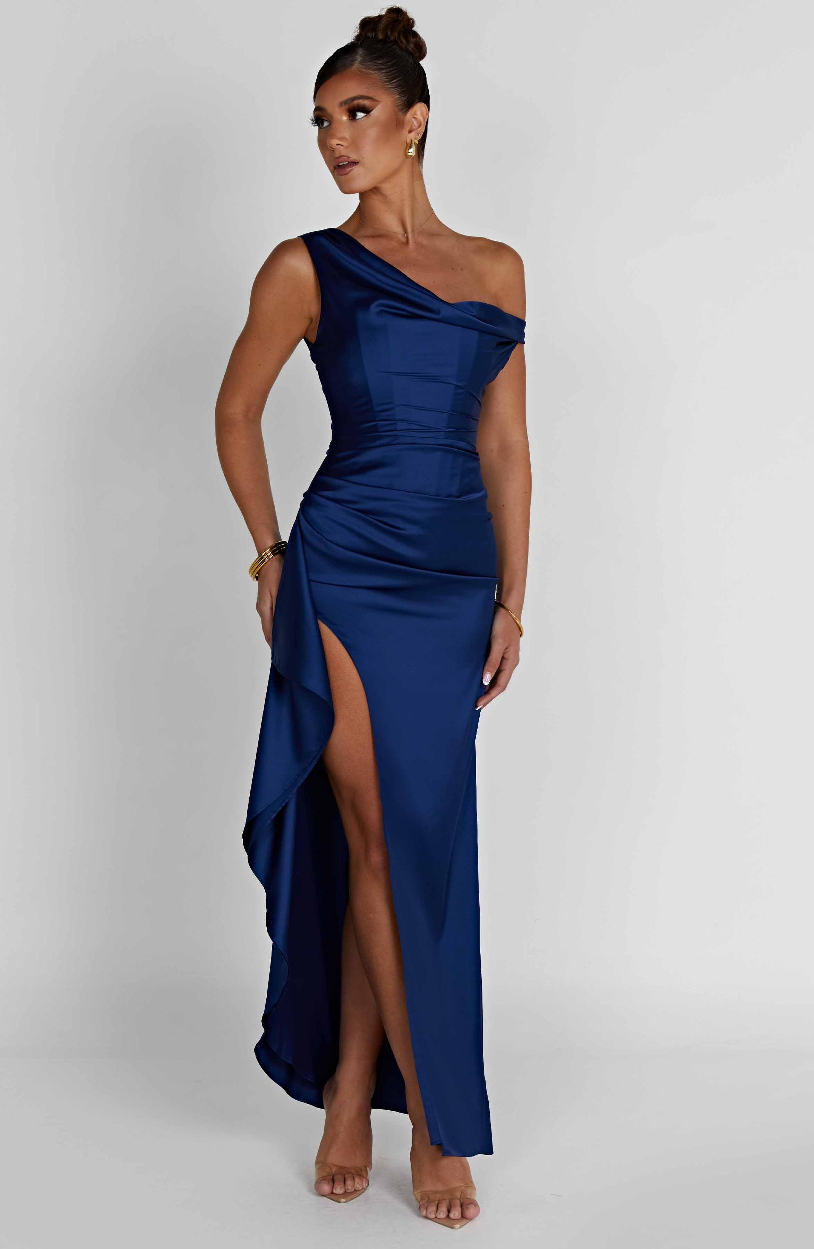 Juliene Maxi Dress - Navy Product Image