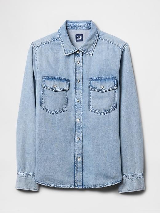UltraSoft Denim Shirt Product Image