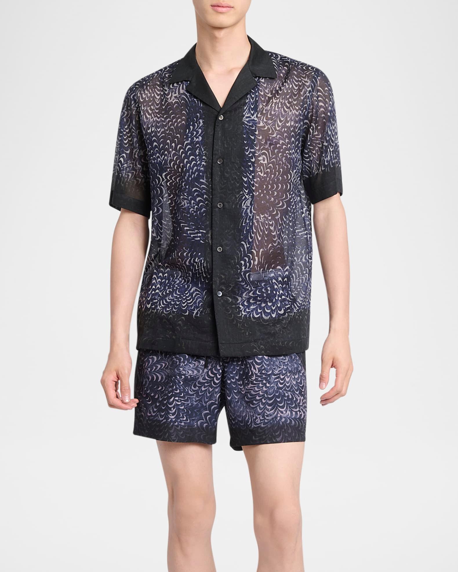 Men's Carltone Semi-Sheer Camp Shirt Product Image