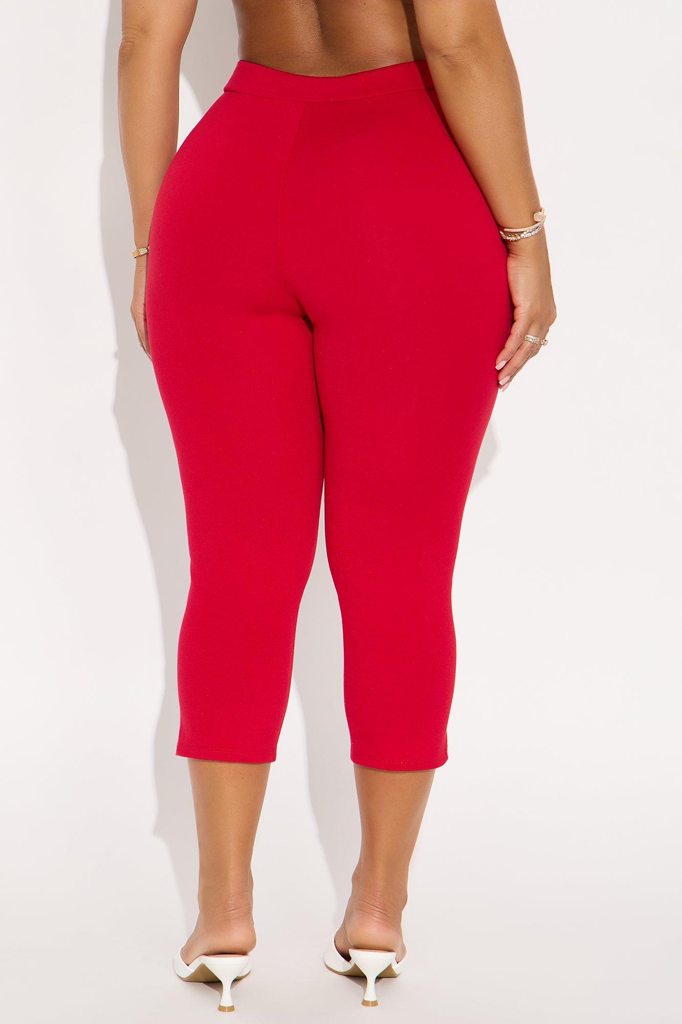 All My Potentials Capri Legging - Red Female Product Image