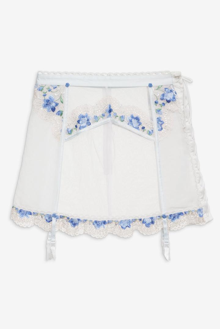 Festival Rose Skirt — Blue Product Image