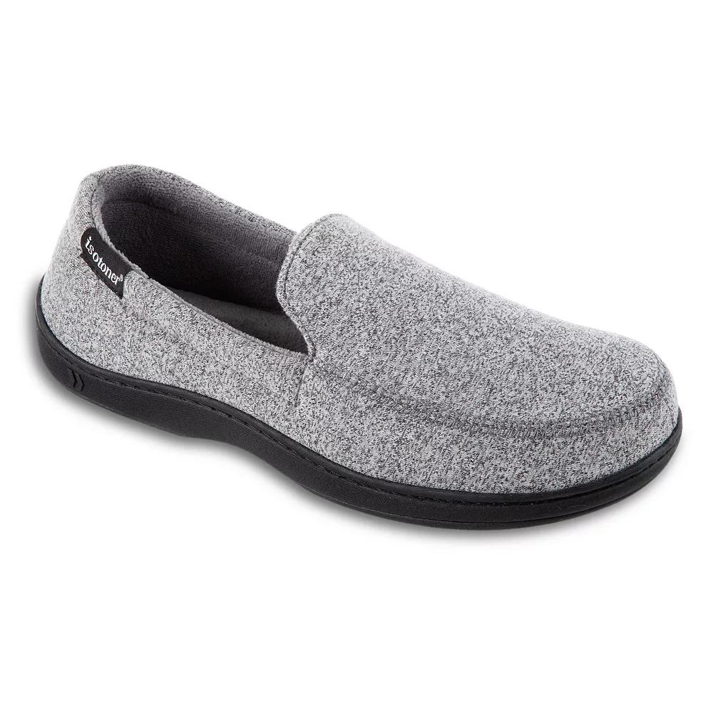 isotoner Space Dye Men's Moccasin Slippers,  Product Image
