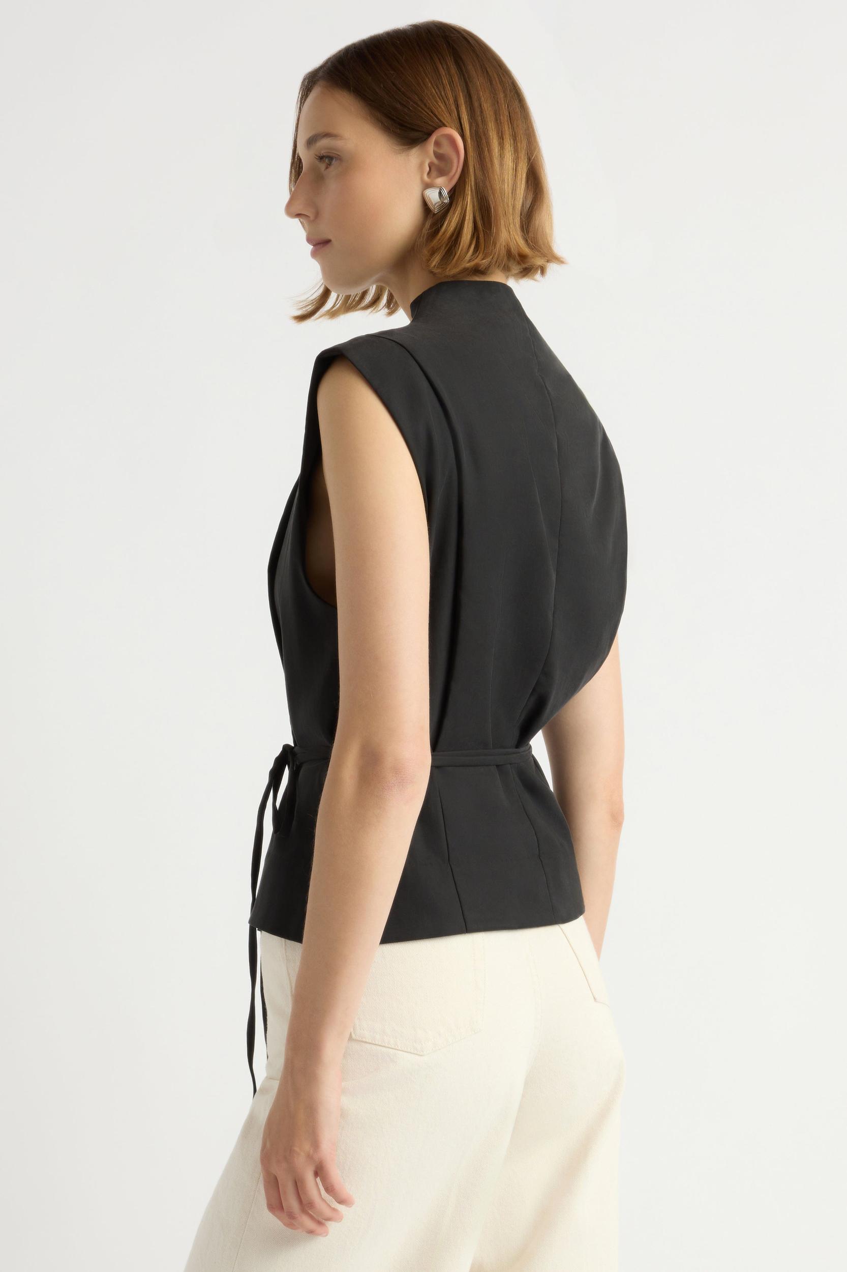 Leandra Tie-Wrap Vest Product Image