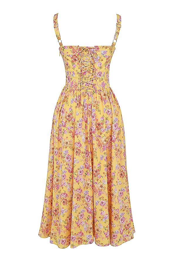 Tatiana  butter print midi sundress Product Image