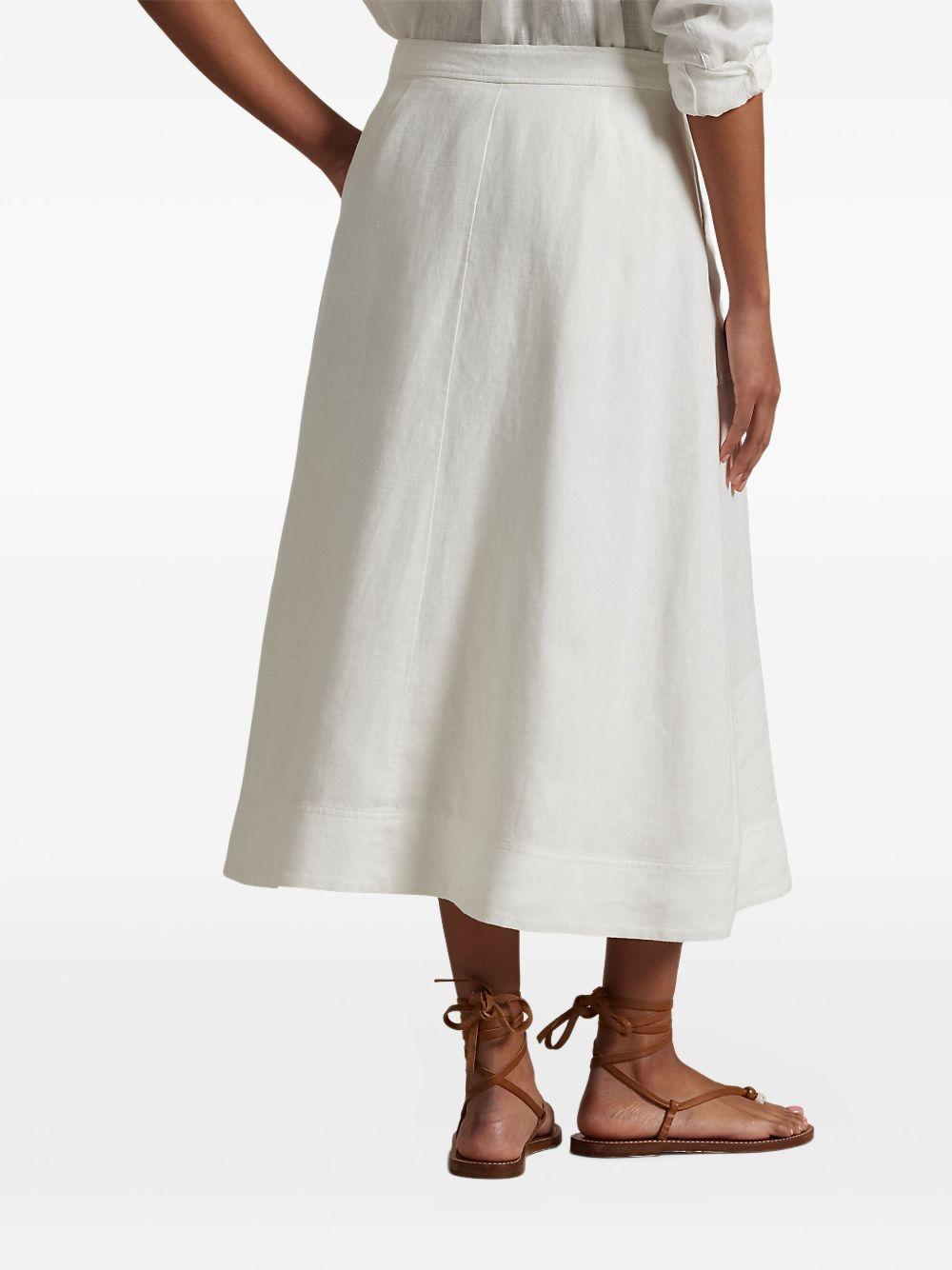 button-front midi skirt Product Image