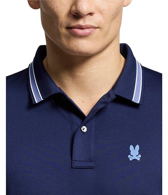 Psycho Bunny Forrest Sport Pique Short Sleeve Polo Shirt Product Image