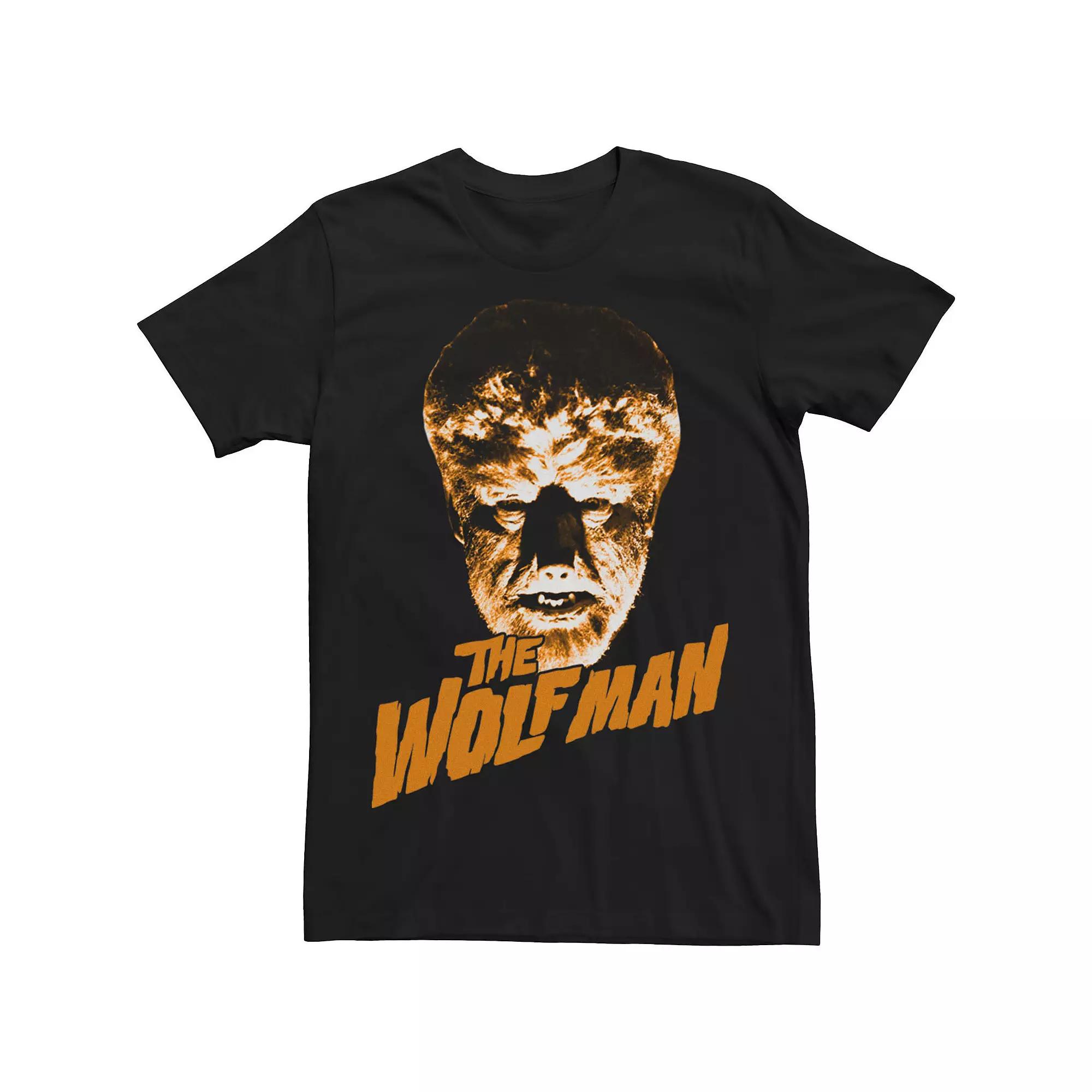 Big & Tall Universal Monsters Wolfman Logo Poster Tee, Men's,  Product Image